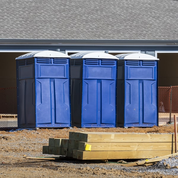 are there any restrictions on where i can place the portable restrooms during my rental period in Lexington NY